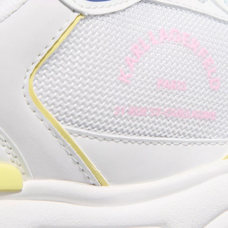 Karl Lagerfeld Low-Top-Sneaker Komet Maison Karl Lo Lace White Lthr & Textile(Image 4)