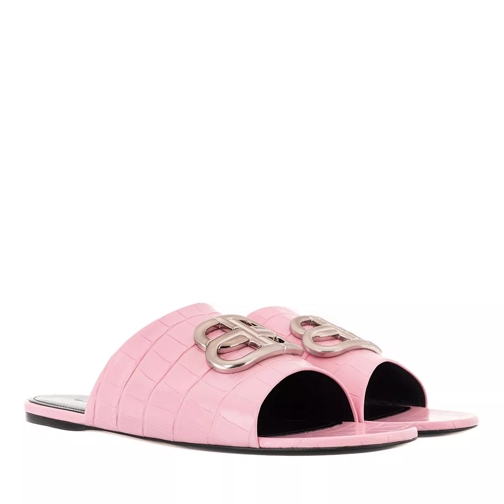 Balenciaga Oval BB Slide Sandals Light Pink/Nikel Slide