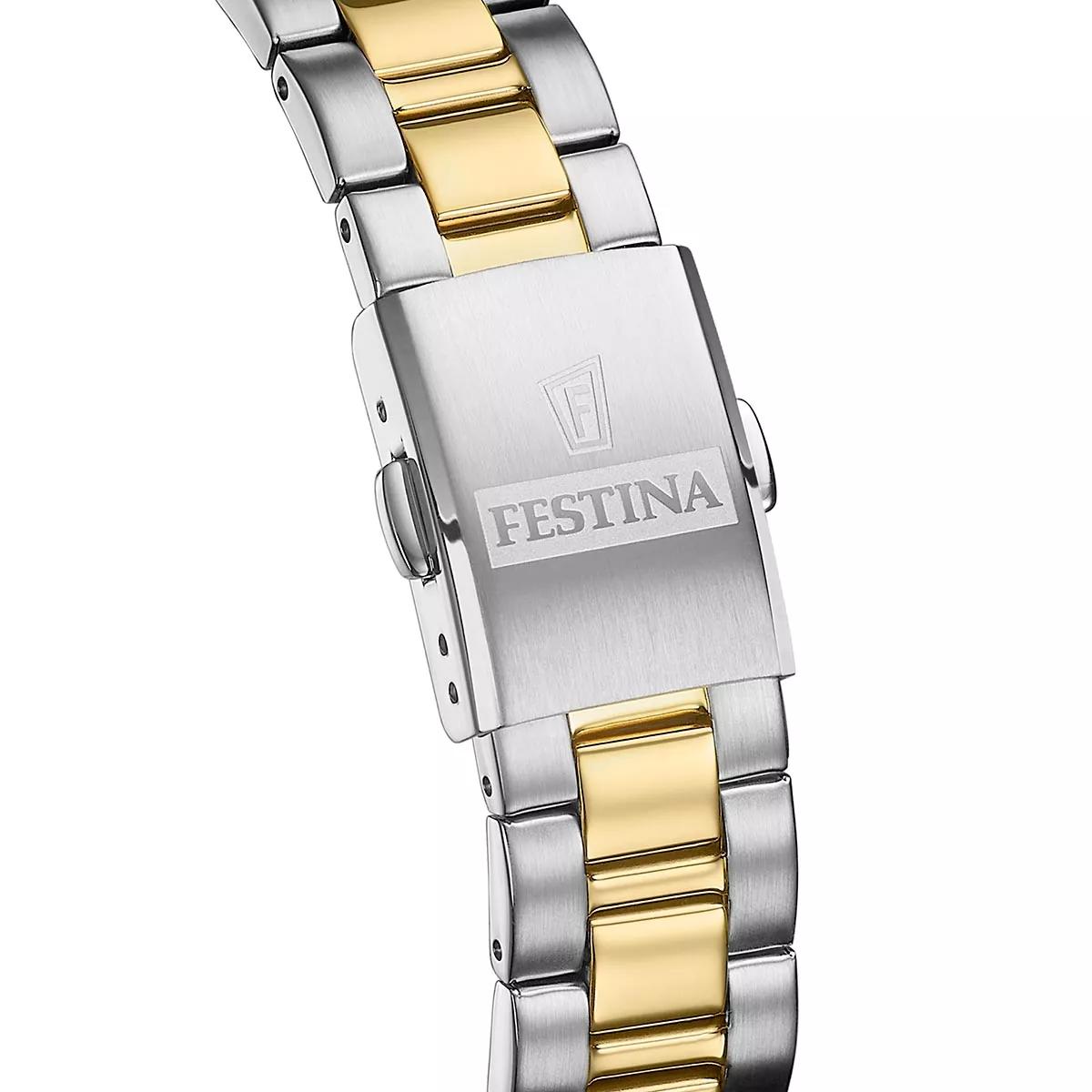 Festina Stainless Steel Watch Bracelet Bicolor Quartz Watch