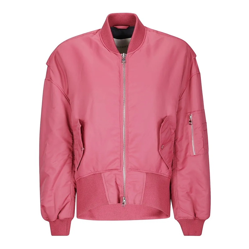 J.W.Anderson Bomberjacke Oversized Curved Jacket Pink