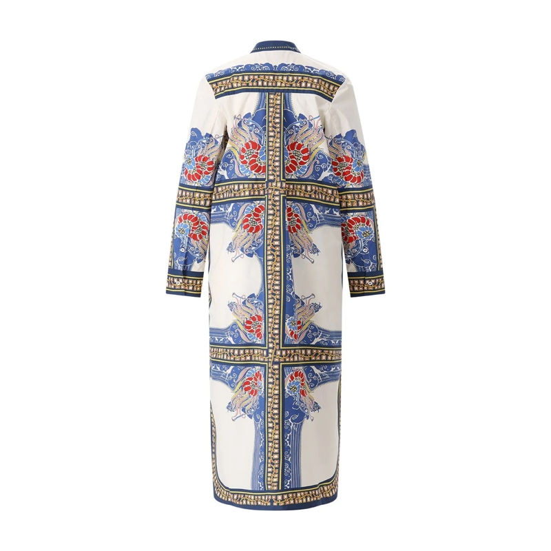 LaDoubleJ Maxikleid Midikleid aus Baumwolle mehrfarbig(Image 2)