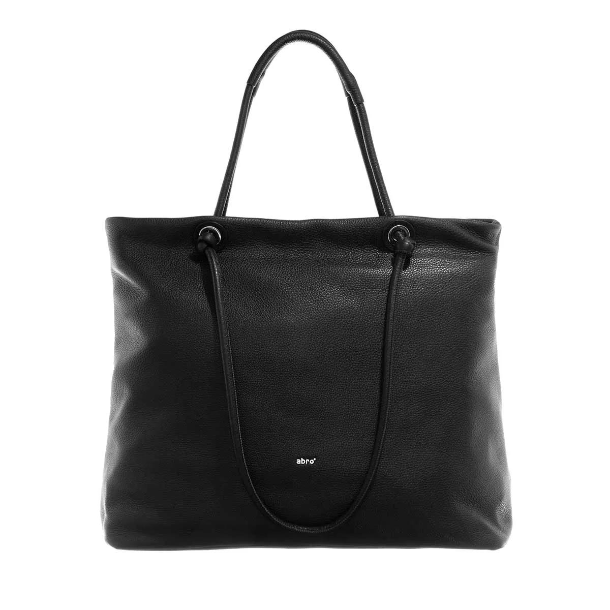 Abro Shopper Knotted Black/Nickel Shopper