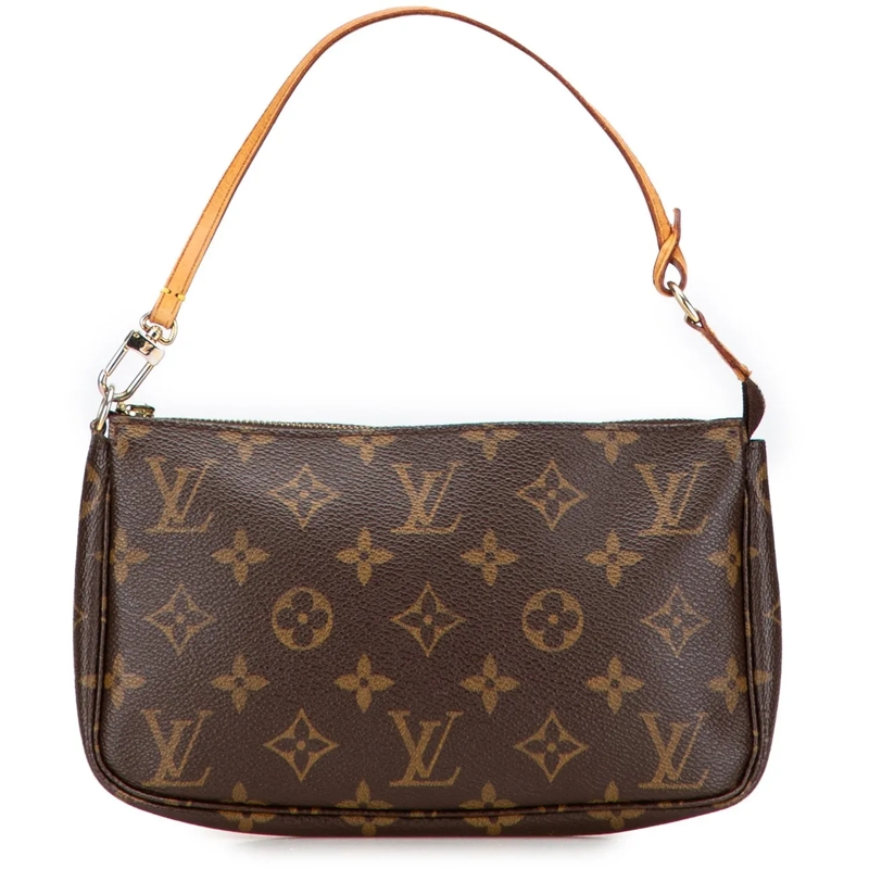 Louis Vuitton Schultertasche Monogram Pochette Accessoires braun