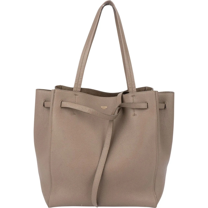 Celine Schultertasche Celine Taupe Leather Phantom Handbag braun
