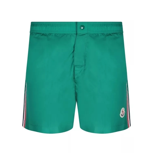 Moncler Nylon Swimsuit Green 