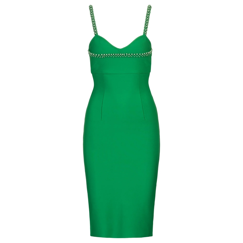 Kraimod Midikleid Bandagekleid grün