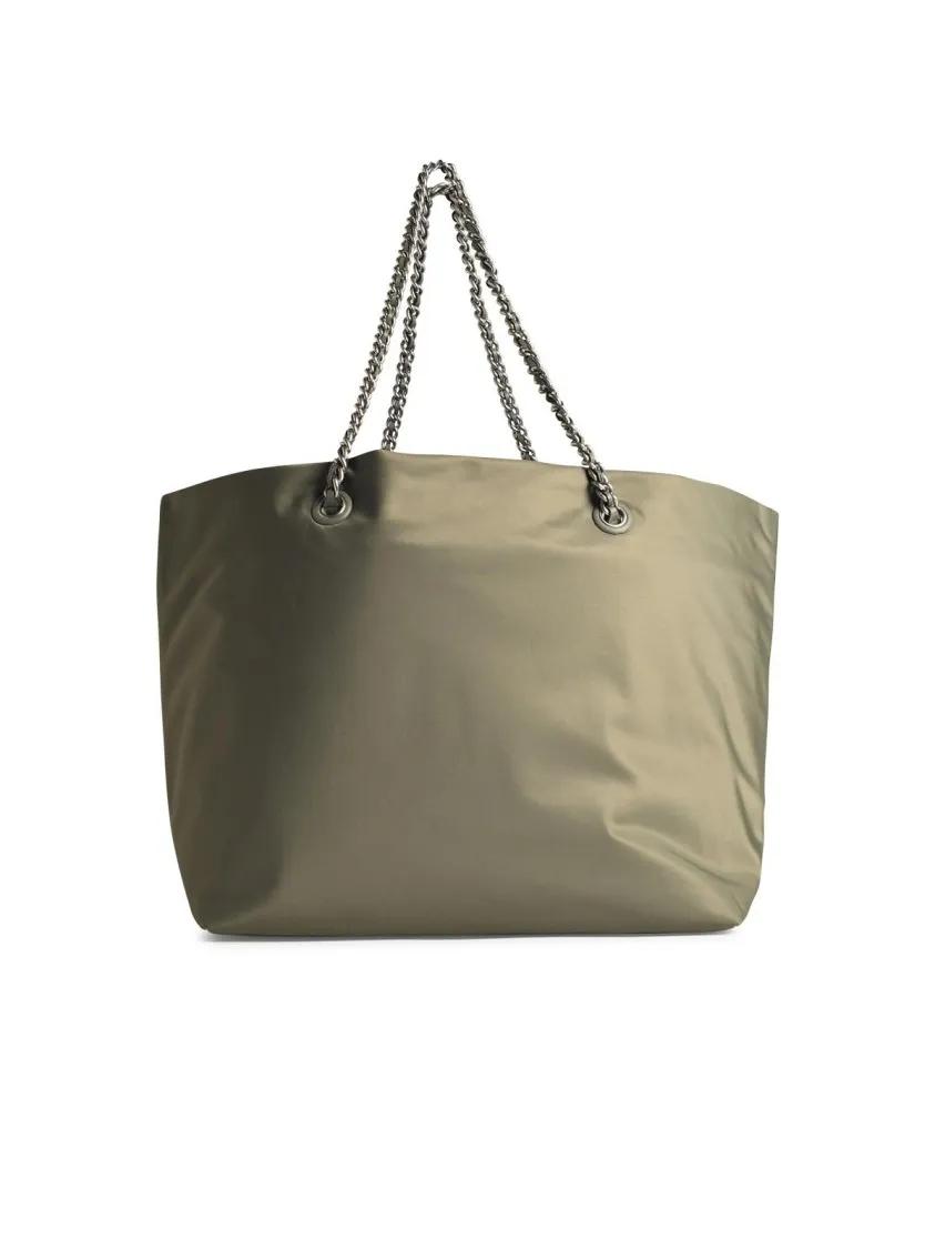 TORY BURCH Totes & shoppers Ella' Green Nylon Shopping Bag in groen