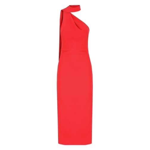 Solace London Midi-Kleider Samira Midi Dress Red