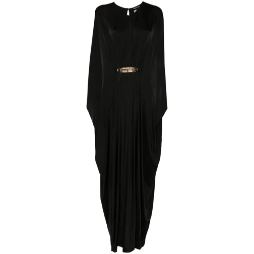 Tom Ford Belted Stretch-Design Maxi Kaftan Black Black Tunique/caftan