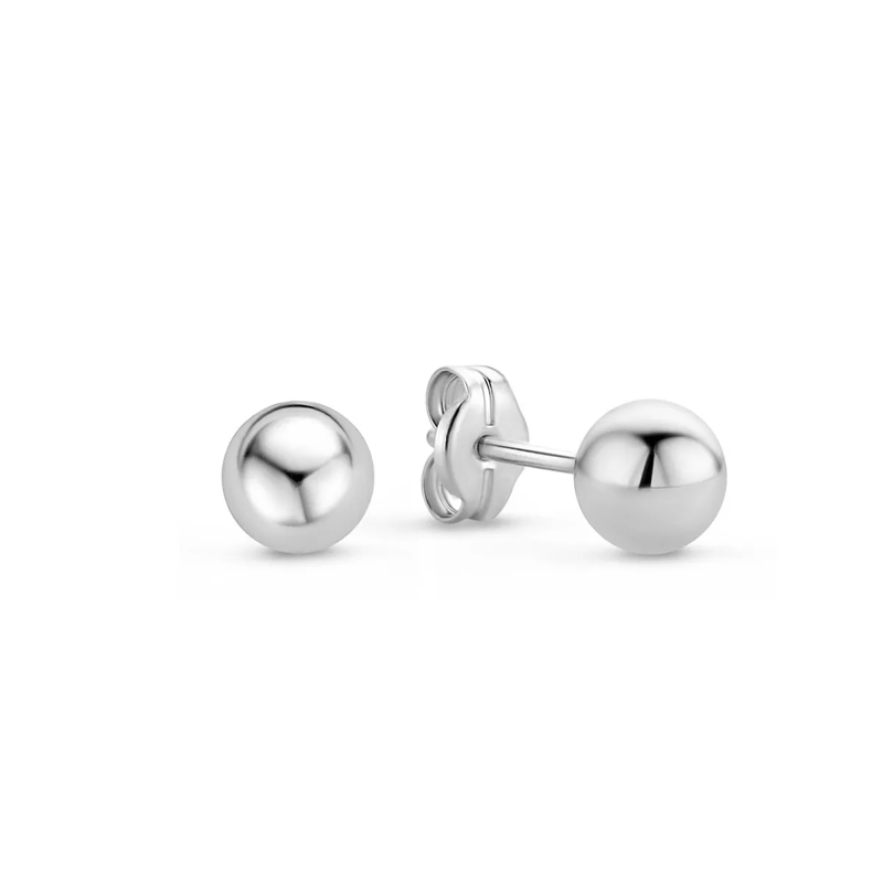 Isabel Bernard Ohrstecker Saint Germain Finou 14 Karat Ear Studs With Sphere White Gold