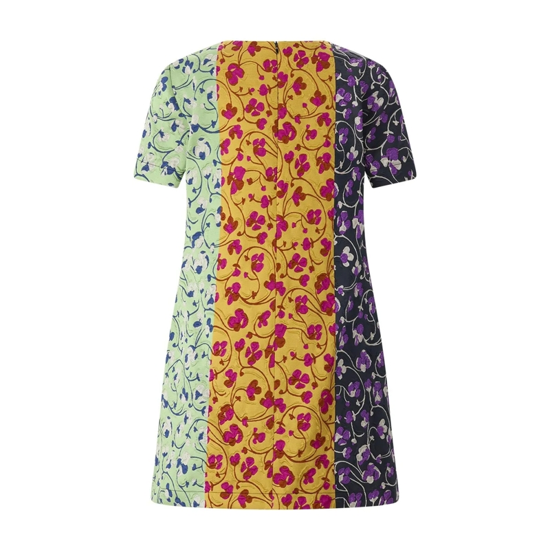 LaDoubleJ Minikleid Minikleid mit Muster mehrfarbig(Image 2)