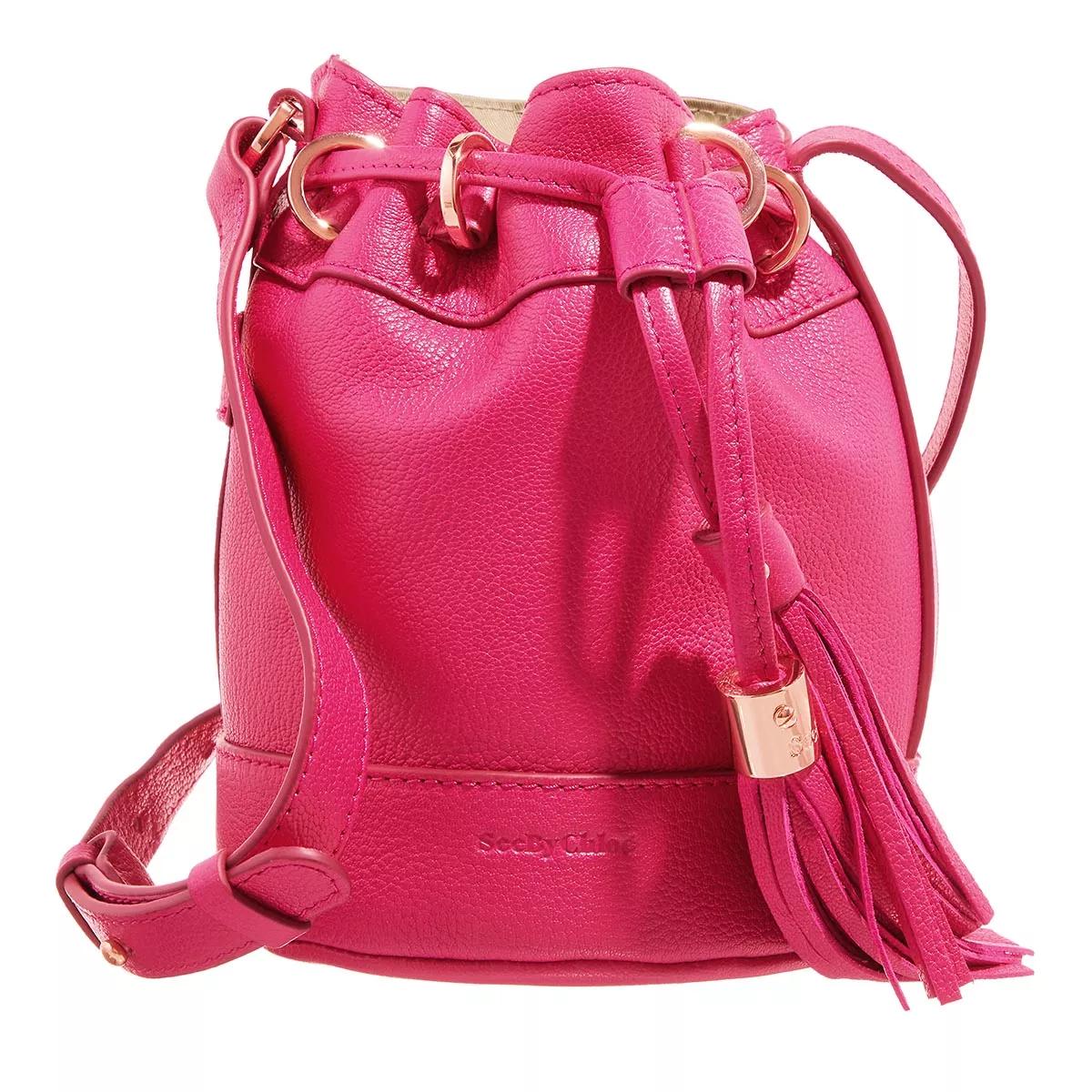 See By Chloé Crossbody Bags - Small Vicki Bucket Bag - Gr. unisize - in Rosa - für Damen