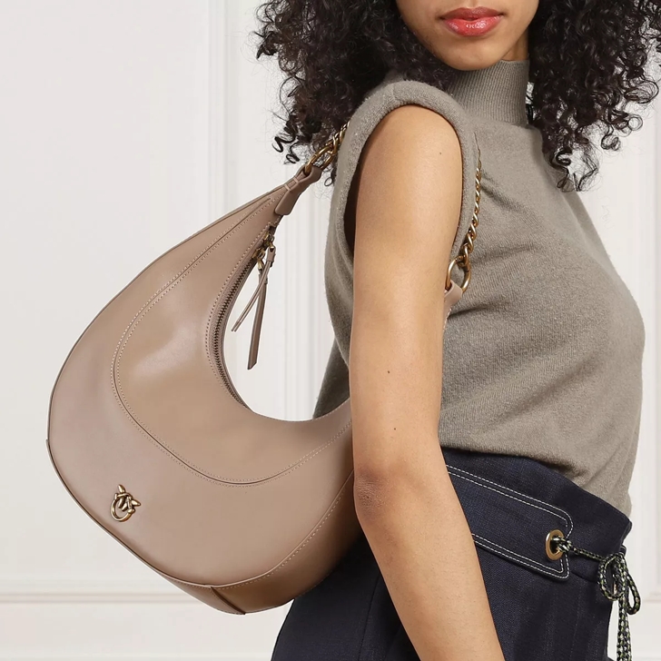 Beige hobo handbag online