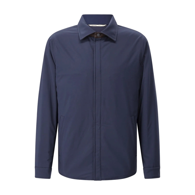 Maurizio Baldassari Chemise Leichte Jacke Dunkelblau