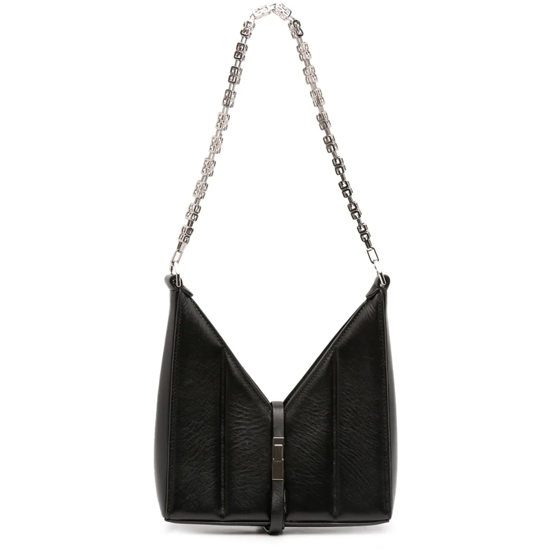 Givenchy Sac à bandoulière Small Leather Cut Out Satchel schwarz