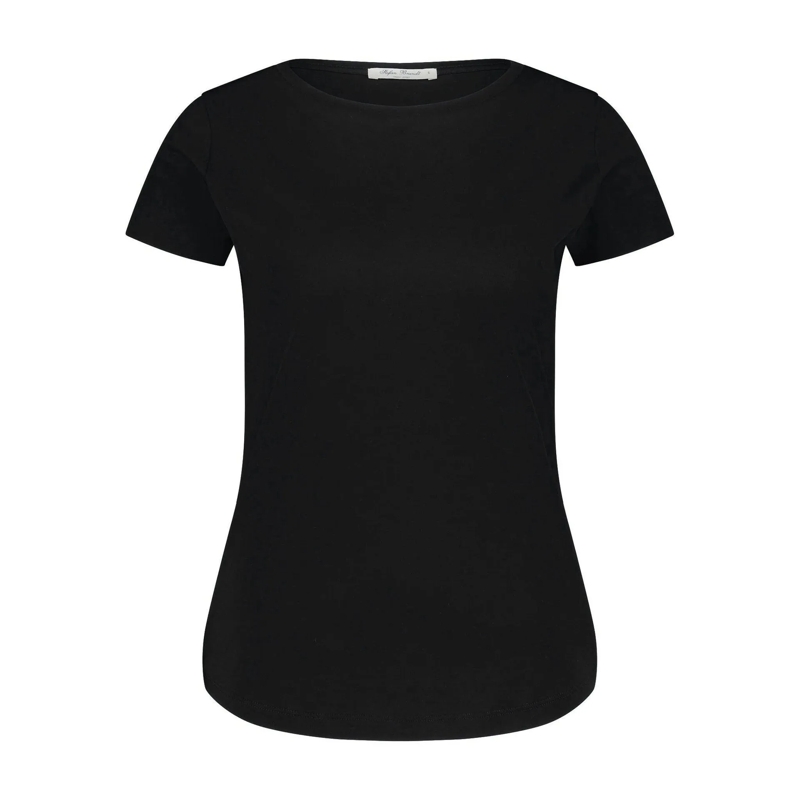 Stefan Brandt T-shirt T-Shirt Fanny aus Baumwolle Schwarz