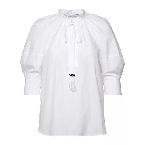 Max Mara Carpi' White Cotton Shirt White 