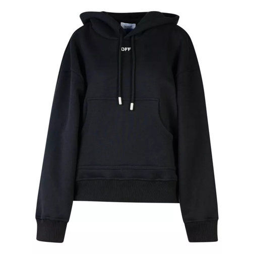 Off-White Black Cotton Sweatshirt Black 