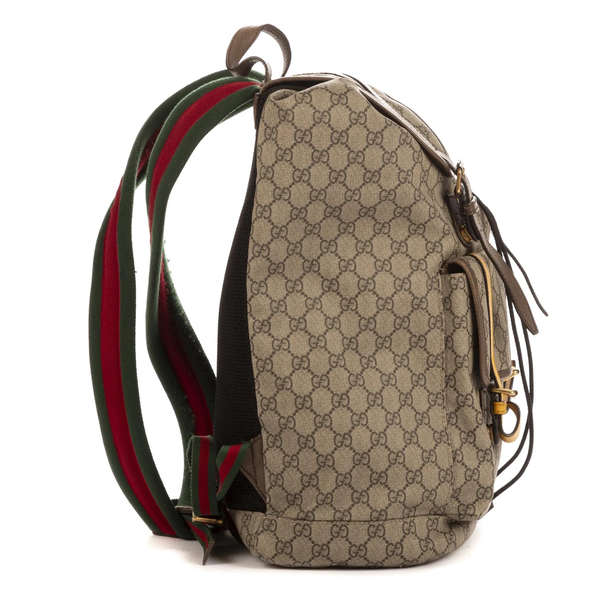Thumbnail - Gucci Crossbody Bags - Web Backpack - Gr. unisize - in Beige - für Damen