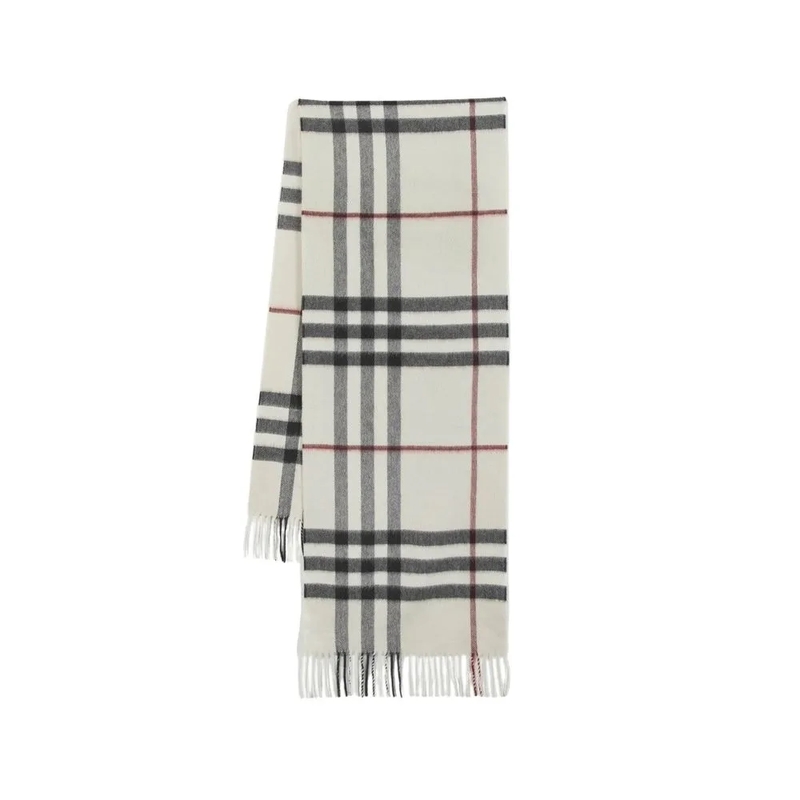 Burberry Leichter Schal Scarfs Cream weiß